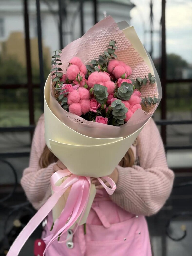 Букет "хлопок"