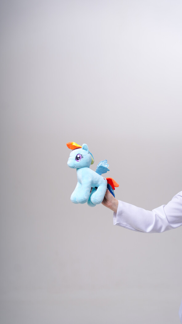 Голубой пони (25см)