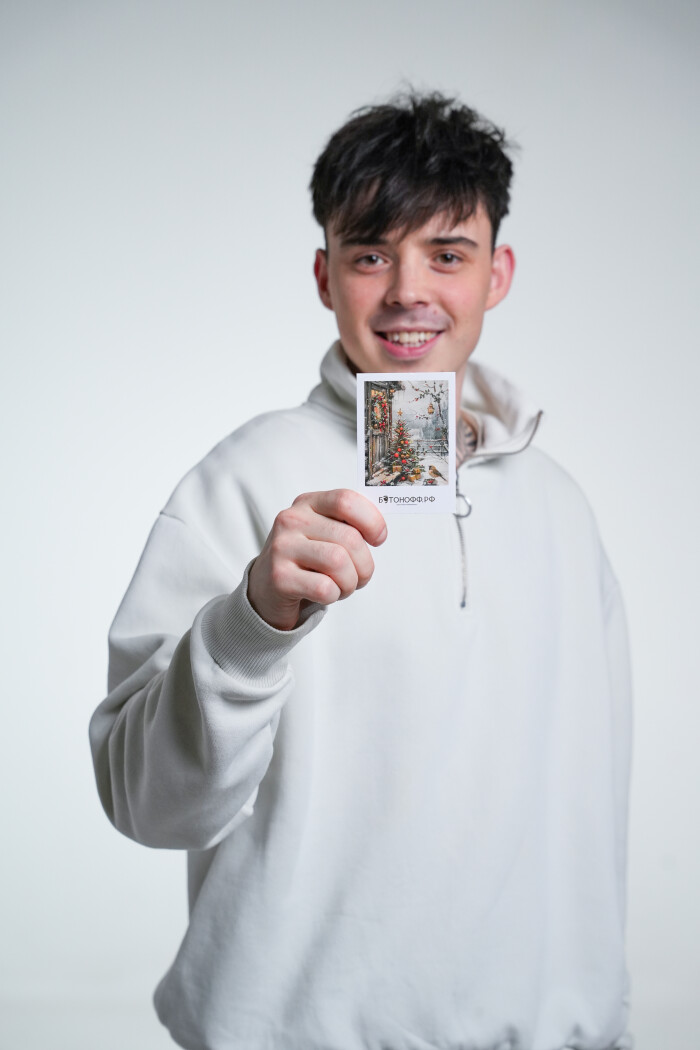 Мини-открытка "Снежный Уют"