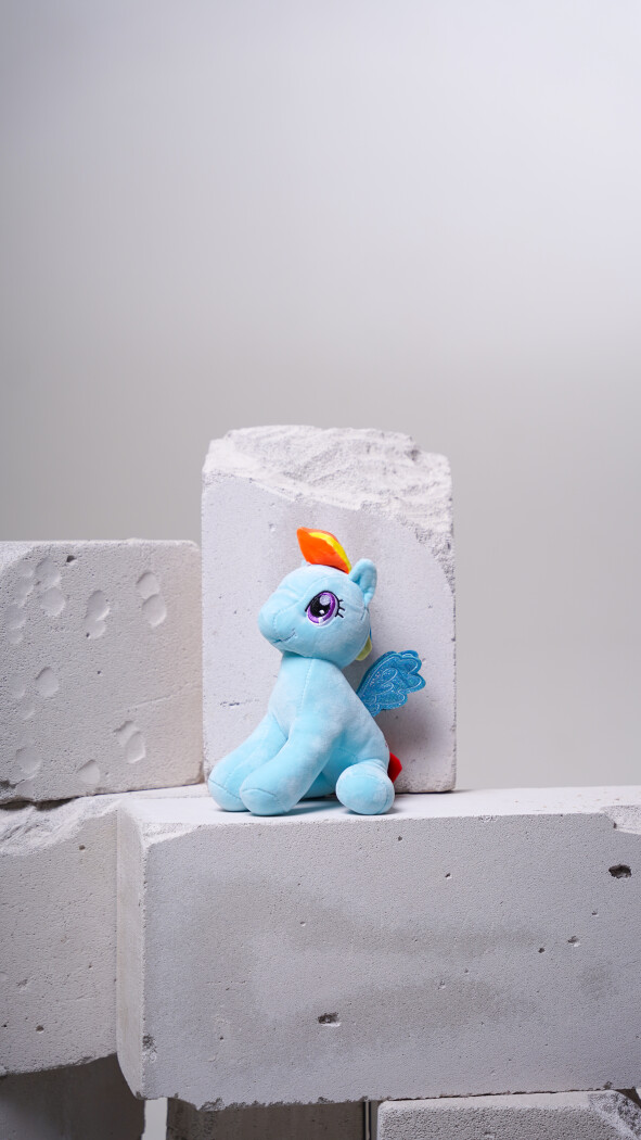 Голубой пони (25см)