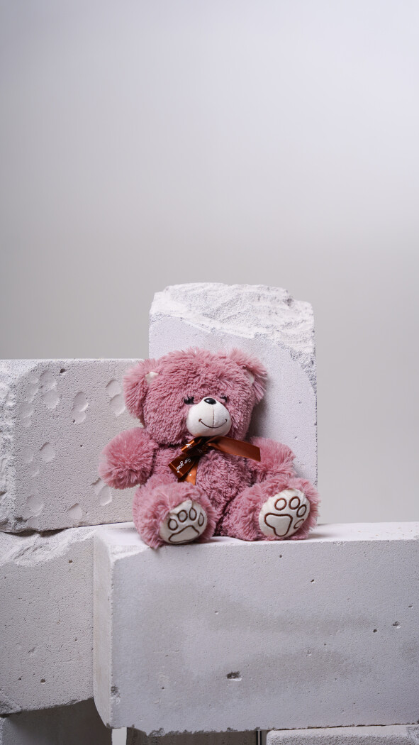 Пудровый мишка (30см)