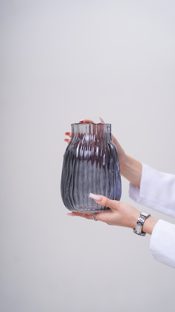 Ваза HOFF Trinity 20 см, Стекло