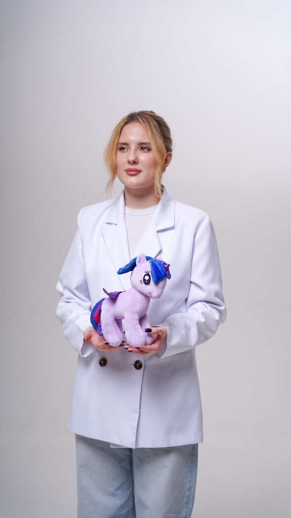 Сиреневый пони (25см)