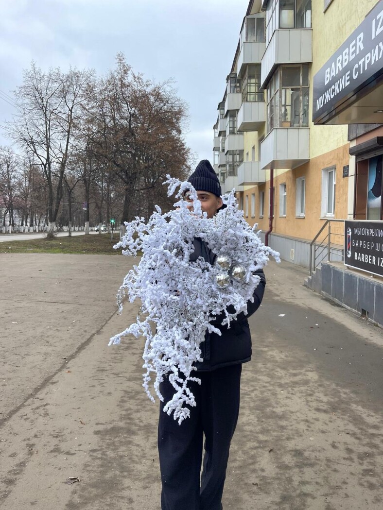 Витринная композиция (венок) №43