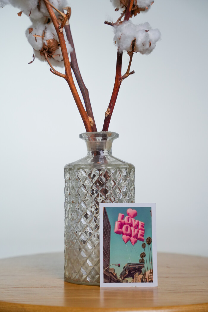 Мини-открытка "Love You"