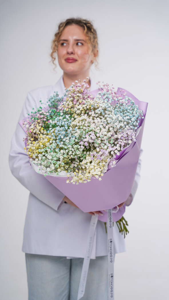 15 радужных гипсофил в оформлении №85