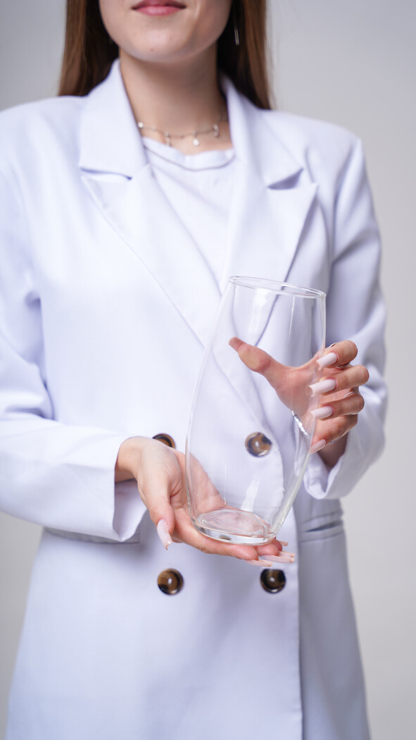 Ваза SDC134-061 21.5 см, Стекло