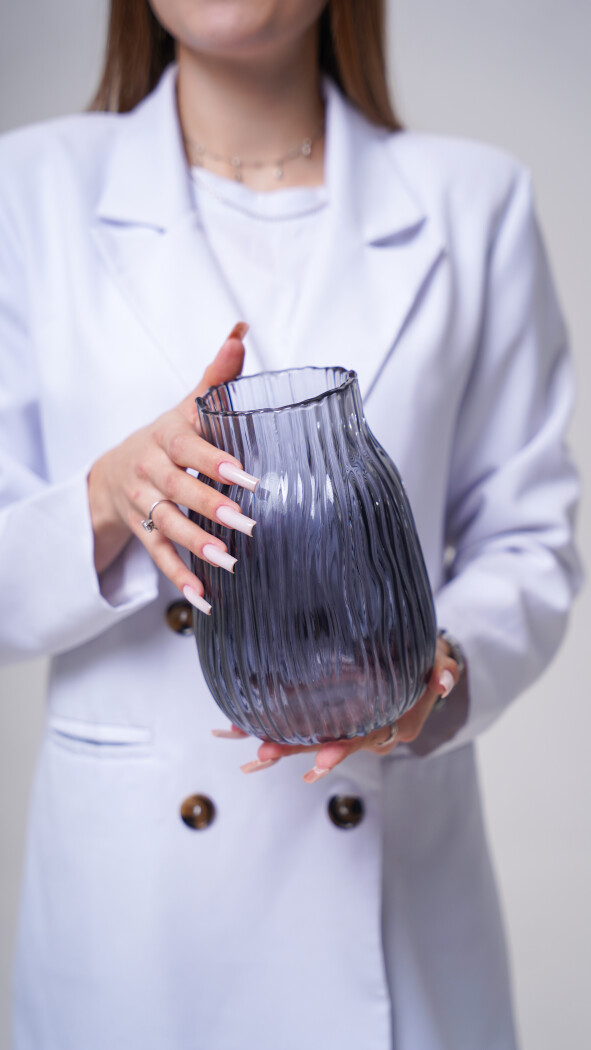 Ваза HOFF Trinity 20 см, Стекло