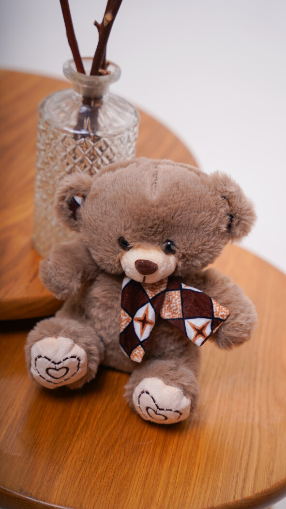 Серый мишка (23см)