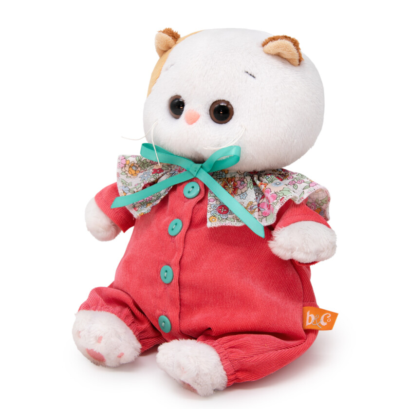 LB-117 Ли-Ли BABY в комбинезоне с воротником в цветочек