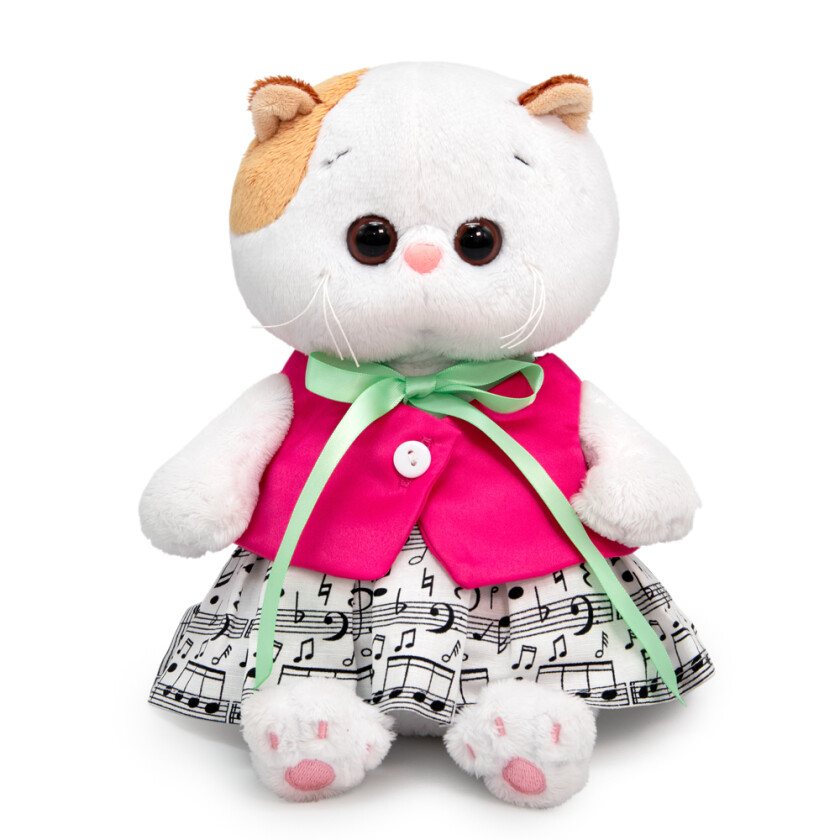 LB-103 Ли-Ли BABY в юбке и малиновом жилете