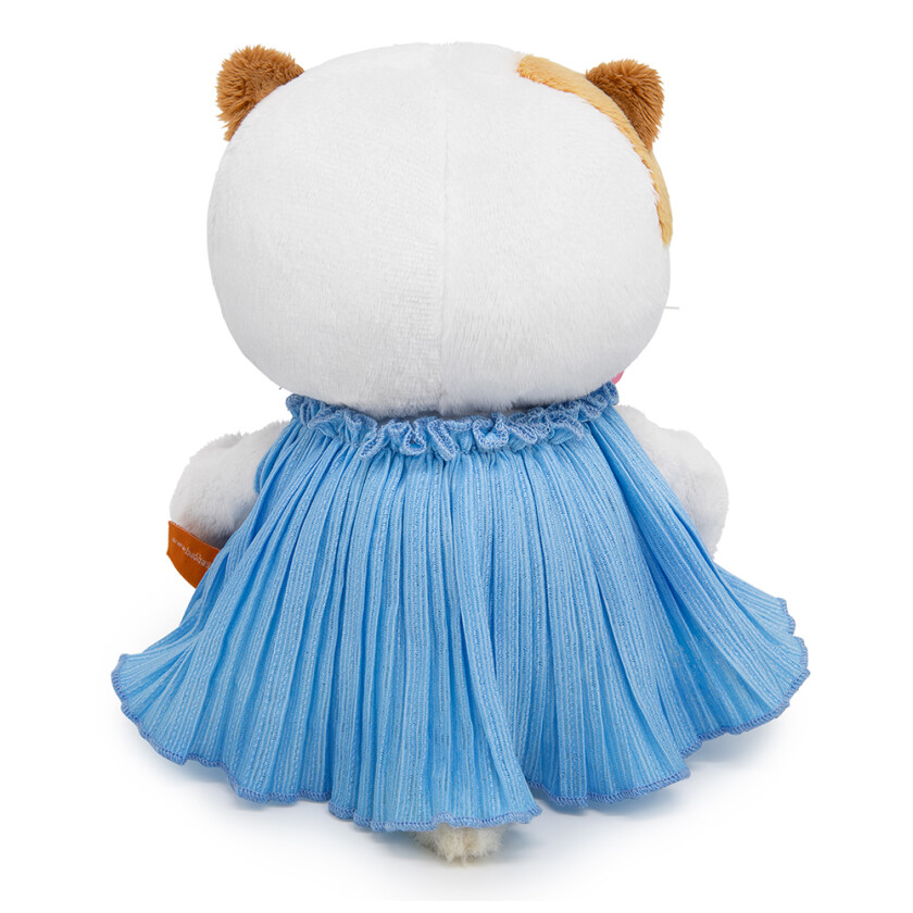 LB-139 Ли-Ли BABY в платье из жатой ткани с бантом