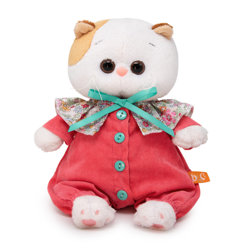 LB-117 Ли-Ли BABY в комбинезоне с воротником в цветочек