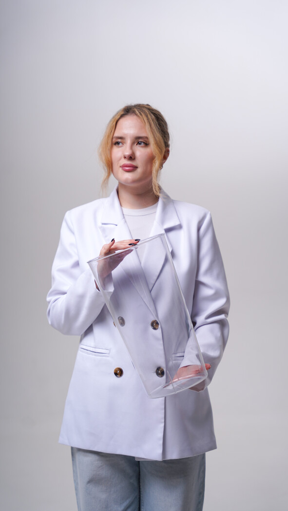 Ваза оргстекло - Круглая (38*21,5)