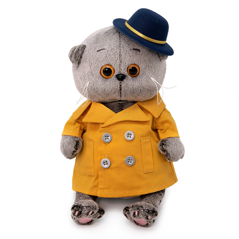 BB-113 Басик BABY в тренче и шляпке