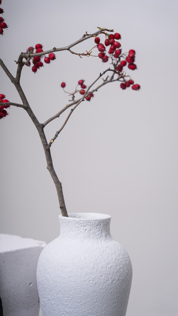 Ваза керамическая (белая)