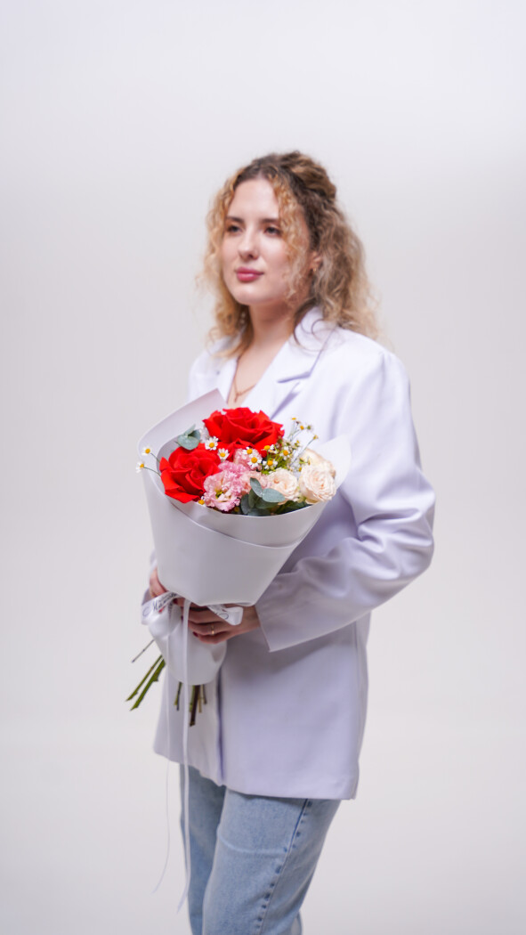 Сборный букет №254