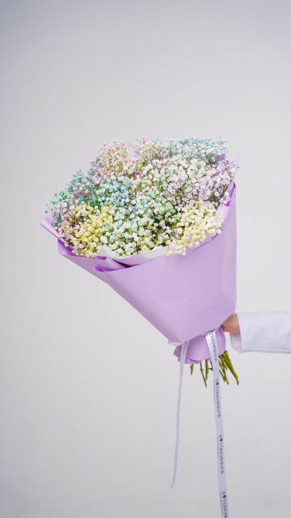 15 радужных гипсофил в оформлении №85