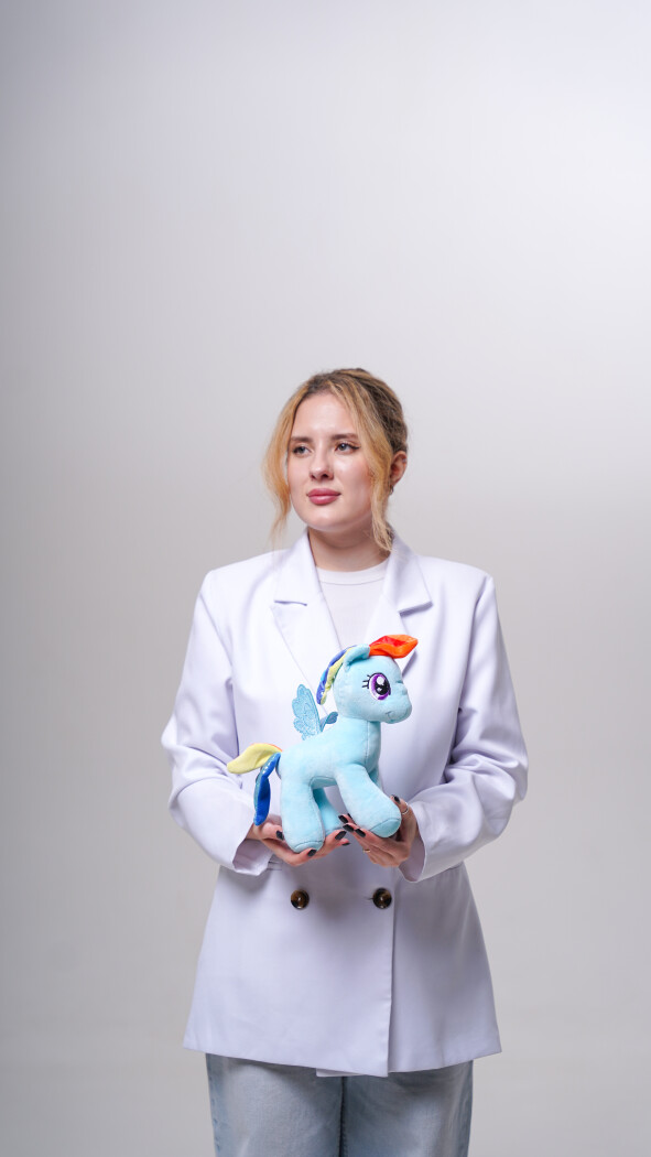 Голубой пони (25см)