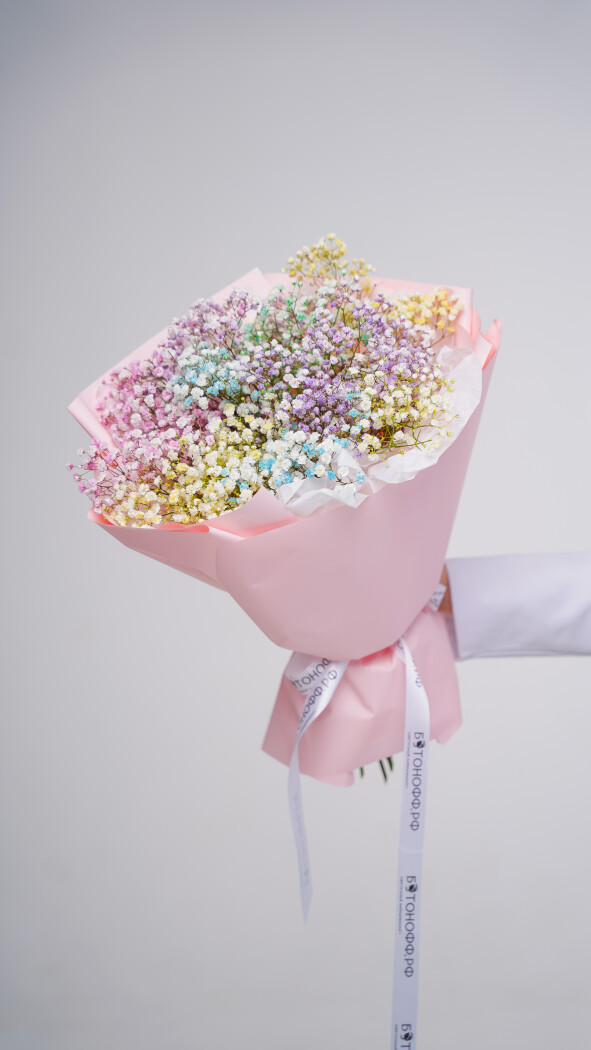 9 радужных гипсофил в оформлении №83