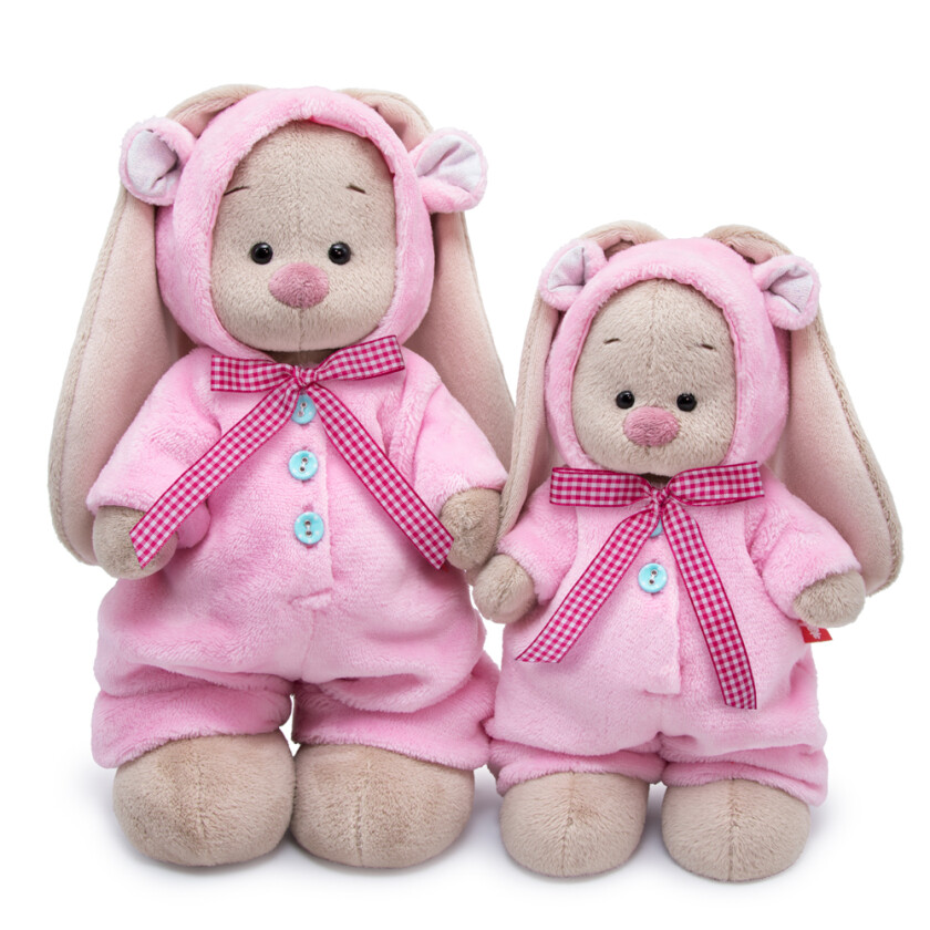 StM-341 Зайка Ми в меховом комбинезоне (большой)