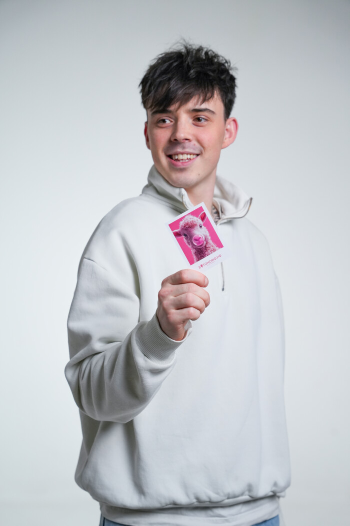 Мини-открытка "Альпака"