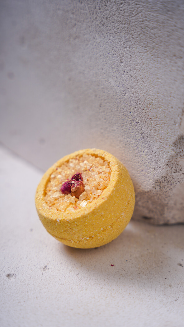 Бомбочка для ванны (персиковая)