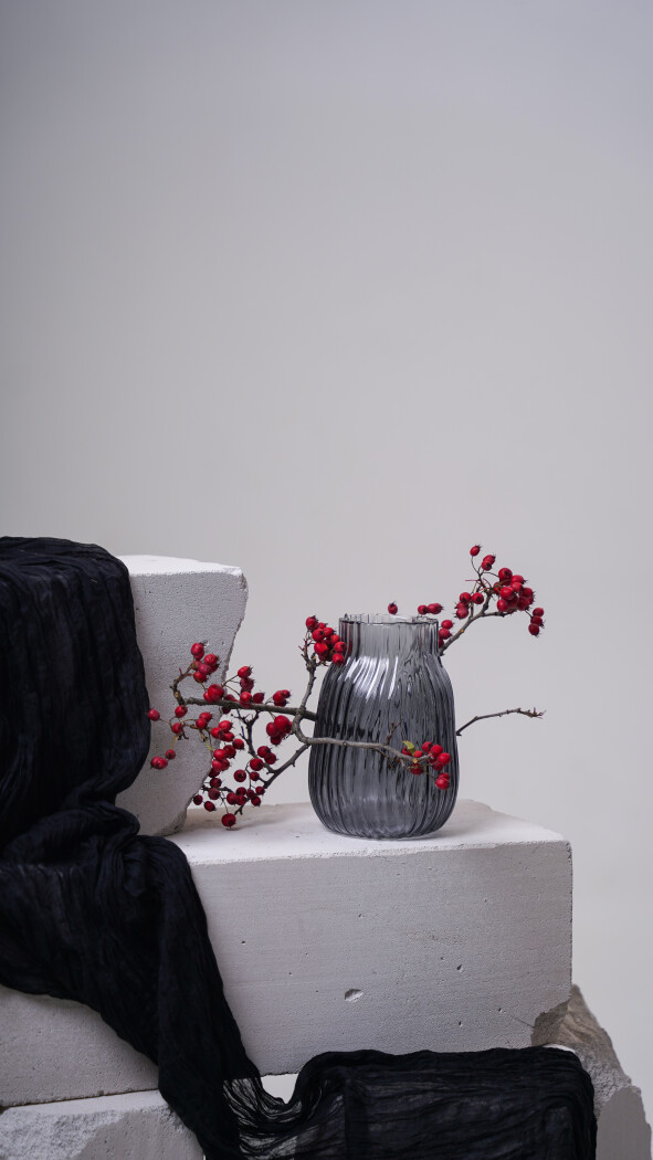 Ваза HOFF Trinity 20 см, Стекло