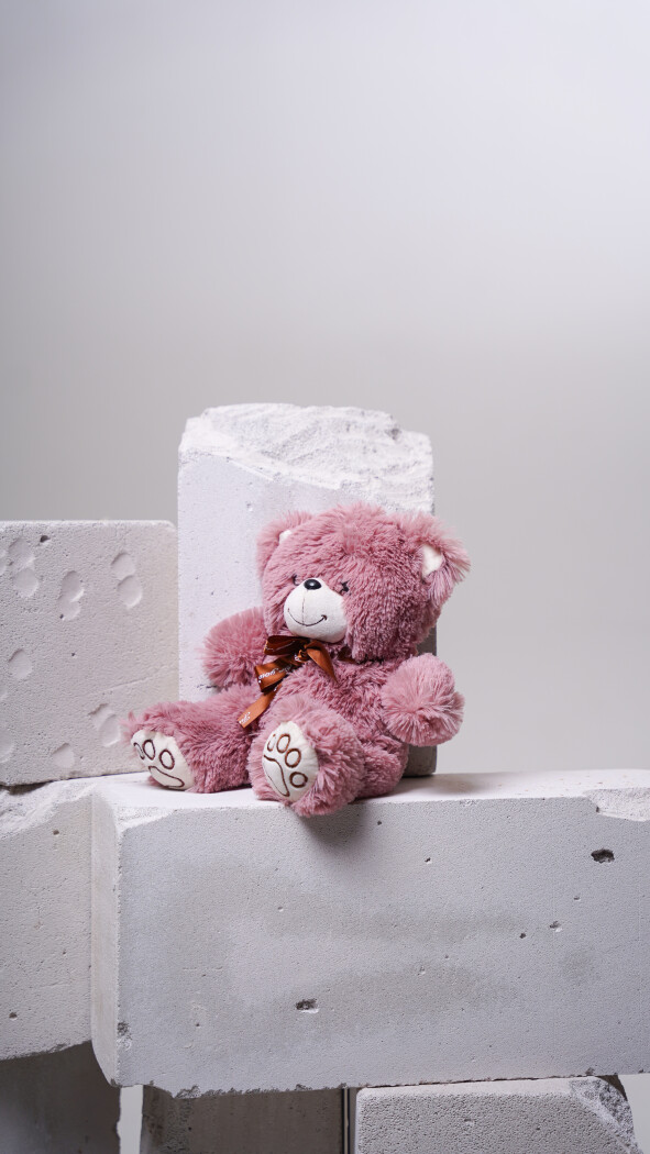 Пудровый мишка (30см)