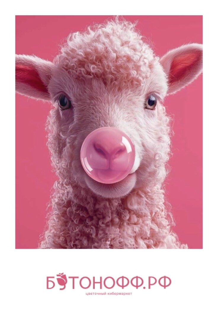 Мини-открытка "Альпака"