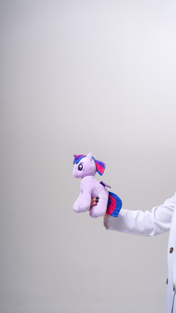 Сиреневый пони (25см)