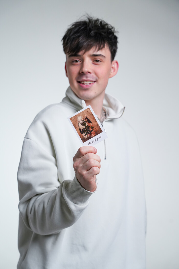 Мини-открытка "Медвежий Праздник"