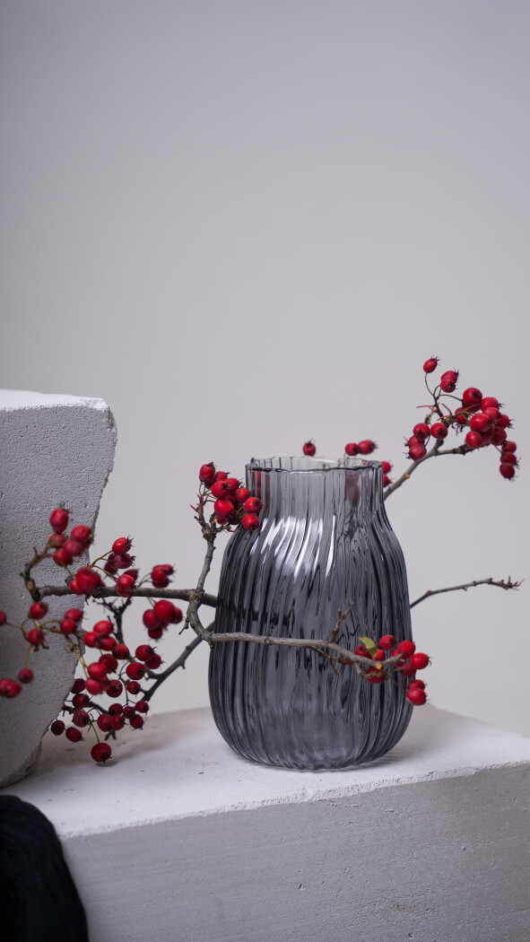 Ваза HOFF Trinity 20 см, Стекло