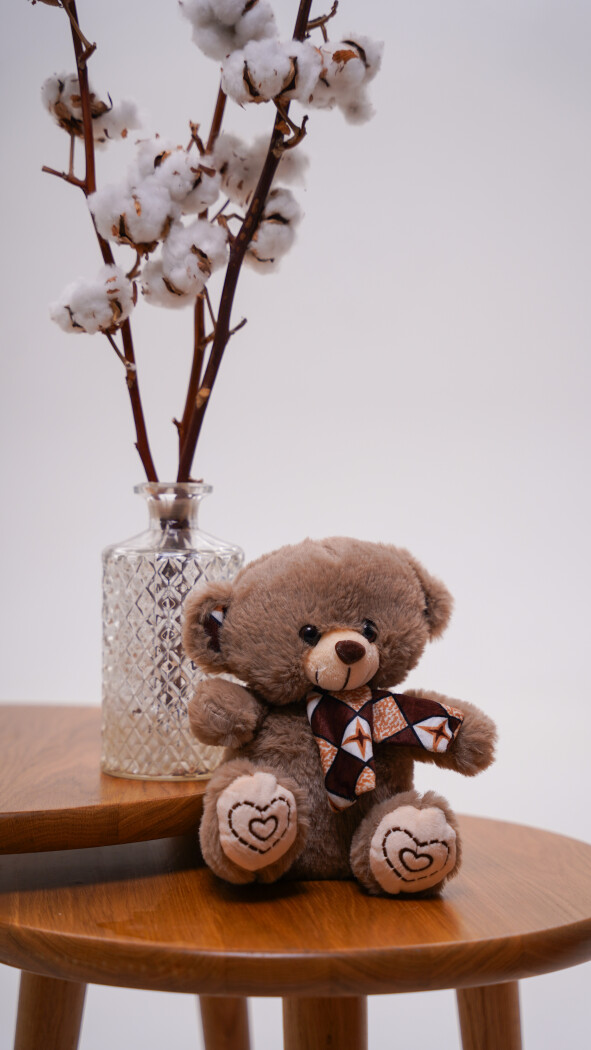 Серый мишка (23см)