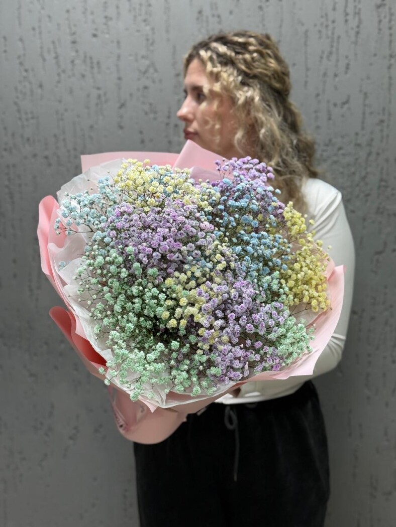 11 радужных гипсофил в оформлении №805