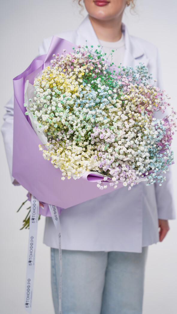 15 радужных гипсофил в оформлении №85
