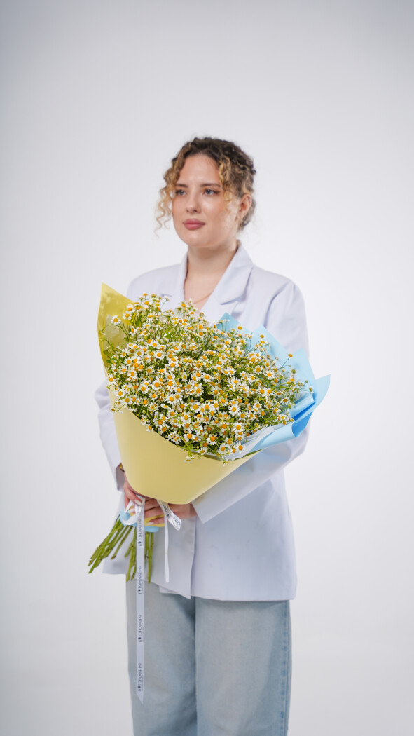 15 ромашек в оформлении №121