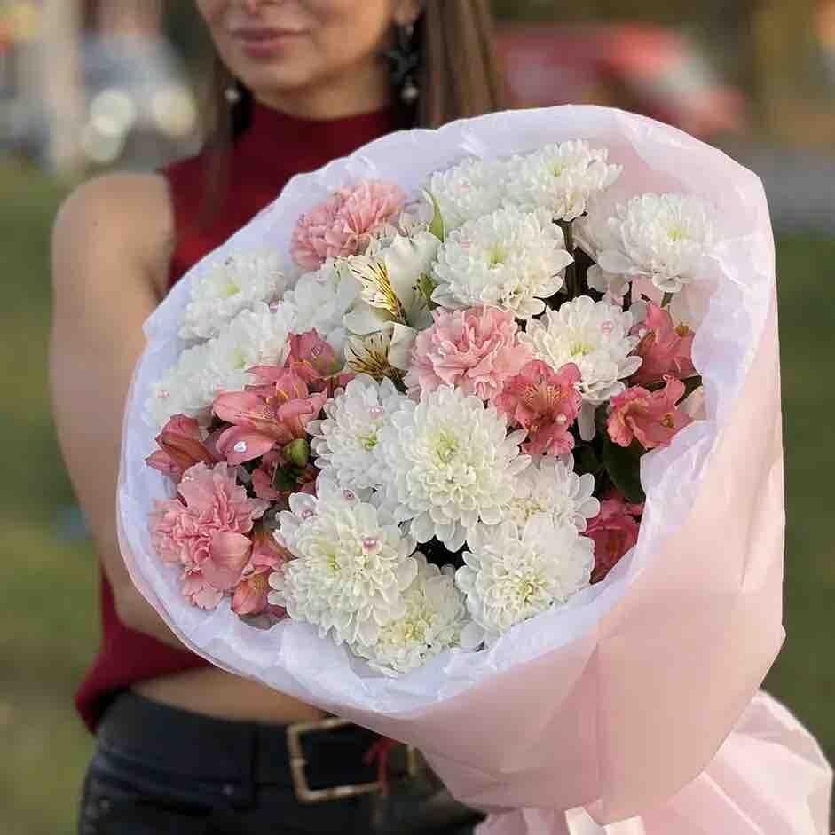 Букет со стразами