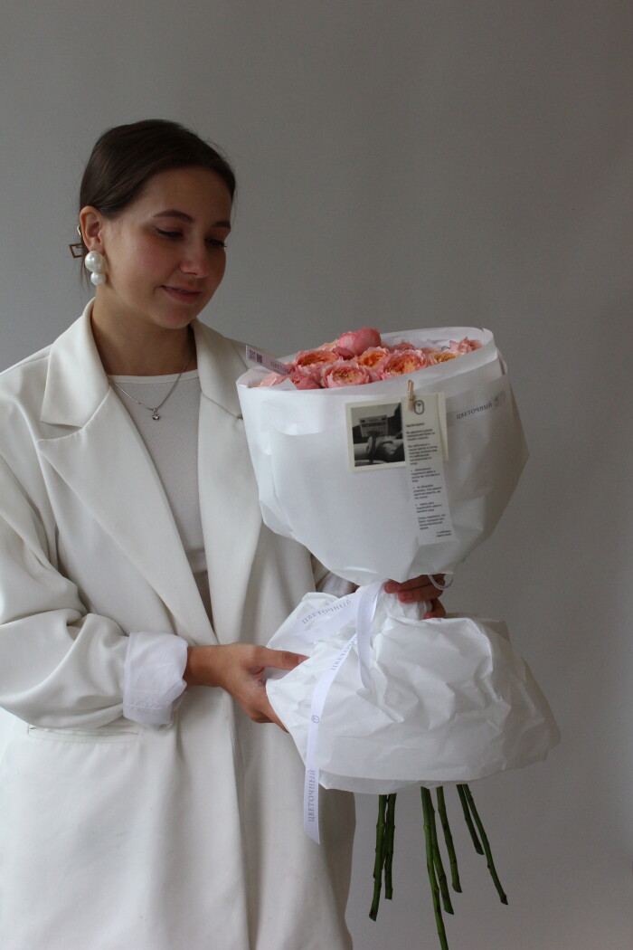 Монобукет из кустовой розы Джульетта