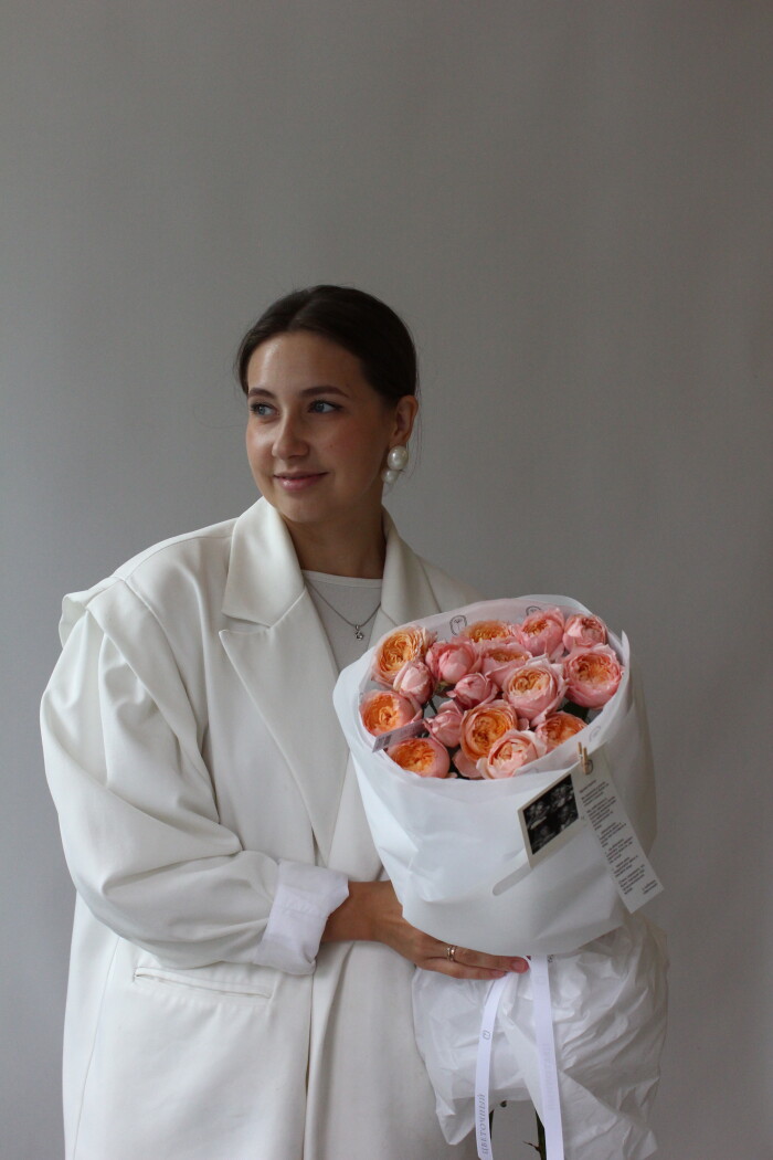 Монобукет из кустовой розы Джульетта