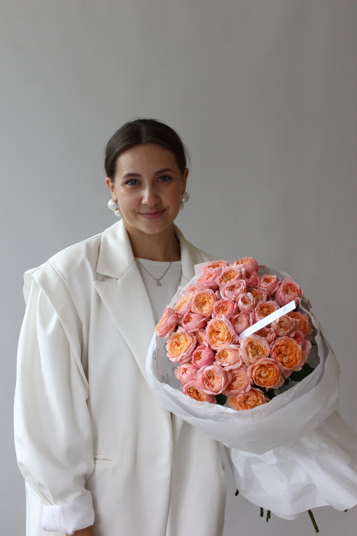 Монобукет из кустовой розы Джульетта