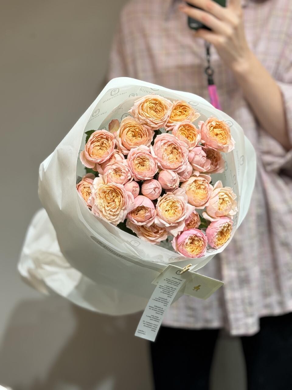 Монобукет из кустовой розы Джульетта