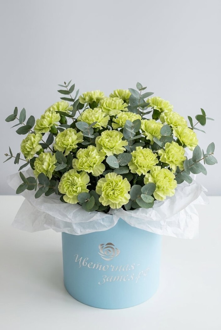 Коробка из 25 диантусов