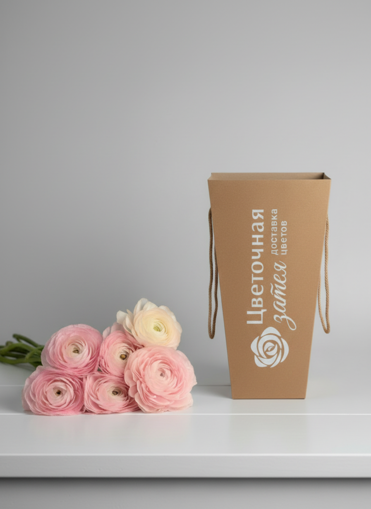 Банч из 5 ранункулюсов