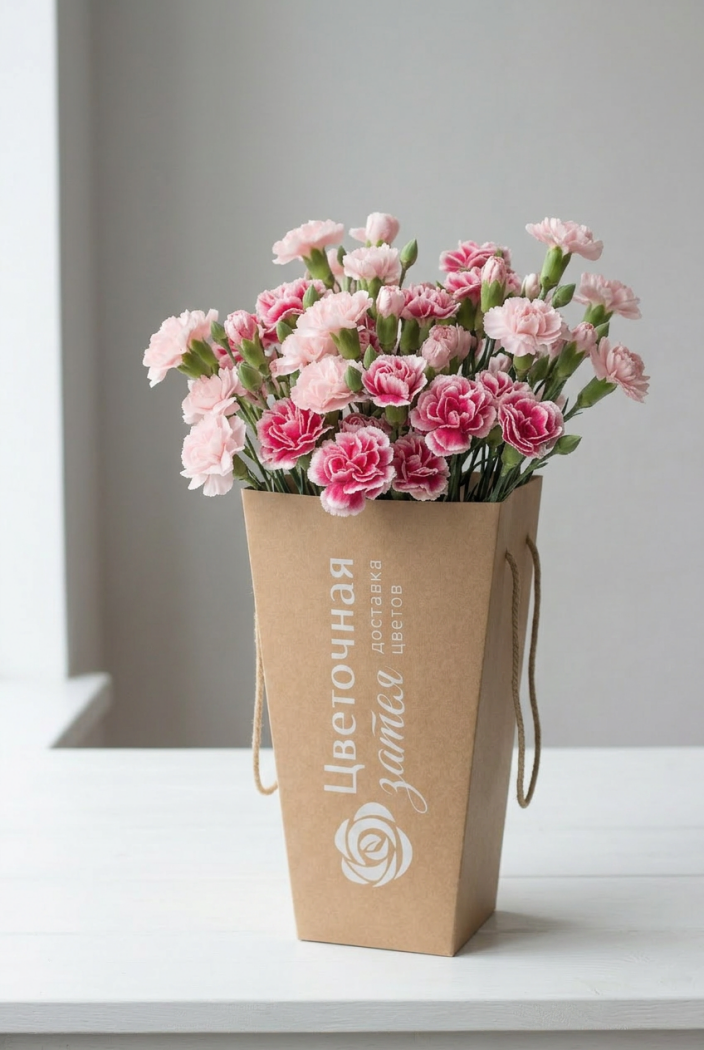 Банч из 11 веток кустовых диантусов