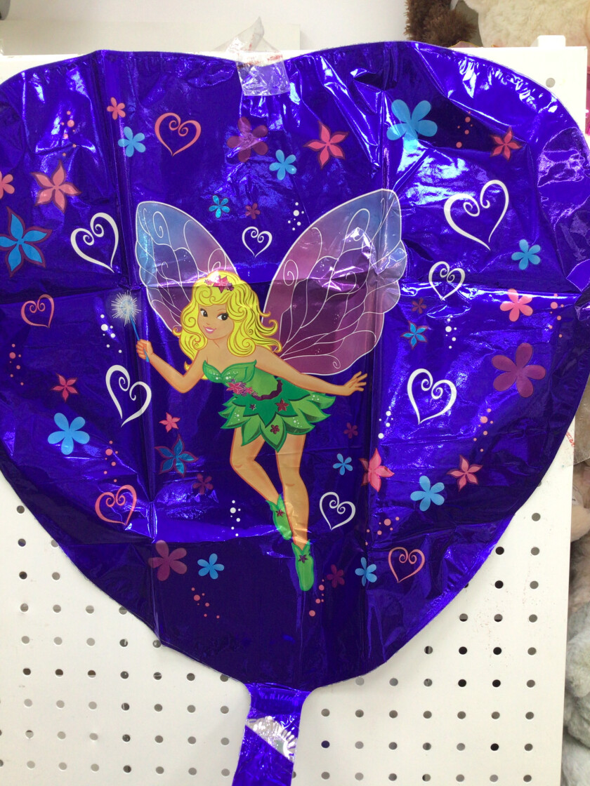 Фольгированный шар сердце, фея