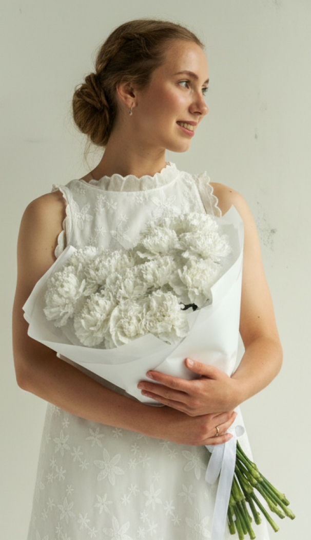 букет из 9 диантусов